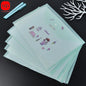 5pcs Plastic Transparent Document Storage Folder  Bag 16C -A4 Paper Size