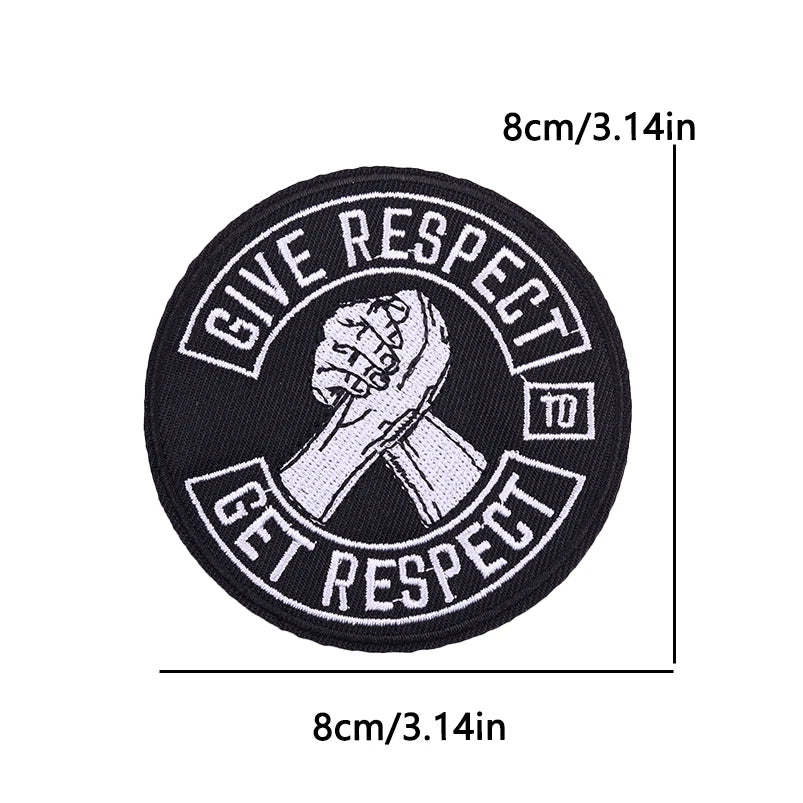 Letter Embroidered Patch Cartoon/Personality Letter Slogan Patch Iron On Patches For Clothing thermoadhesive Patches Sew Badges