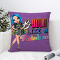 R-Rainbow High Doll Pillow Case Sofa Decorative Home Double-sided Print Plush Square Throw Pillow Covers Cushion Decor Cover