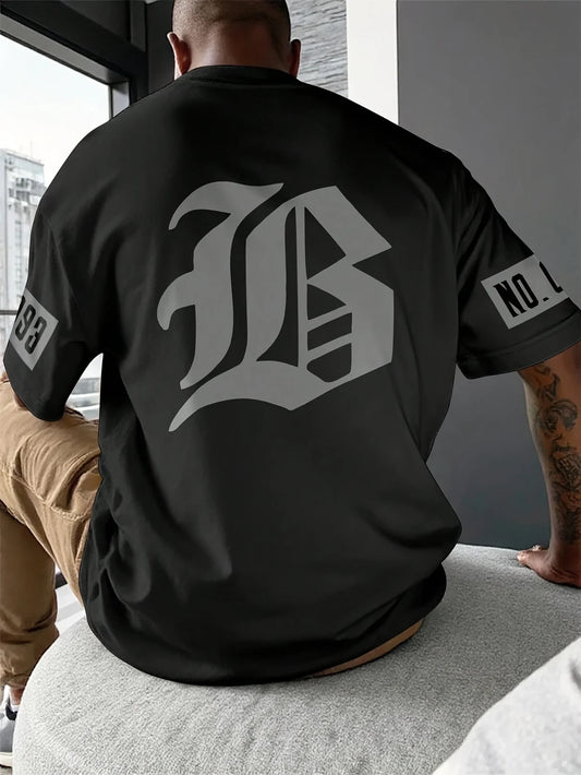 Men's 3D printed casual outdoor T-shirts