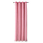 Kids Girls Bedroom Pink Curtains Star Cutout Blackout with White Sheer Pastel Nursery Window Curtain Panels for Living Room Home