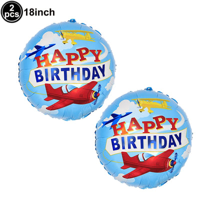 Fighter Balloon Boy Airplane Birthday Party Helicopter Plane Balloon Aircraft Balloon for Aviator Themed Birthday Party Decor