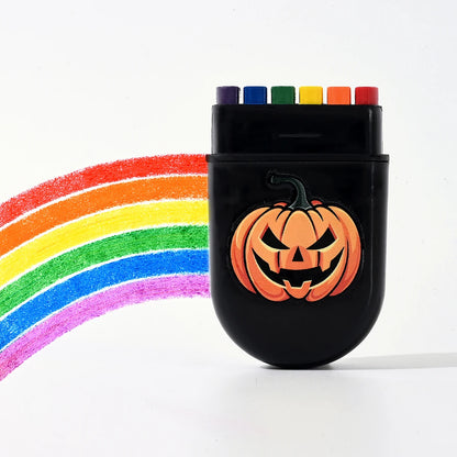 2 Pcs Rainbow Crayon Paint Color Set - Birthday Party Colorful Theme Oil Pastel Accessories, Family Christmas Halloween Gift