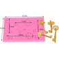 Lock Key Silicone Molds Fondant Chocolate clocks Mold Sugarcraft Clay DIY Baking Tool Cakes Cupcakes Decoration