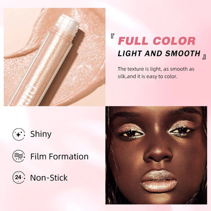 6 Colors Metallic Glitter Diamond Liquid Lipstick Waterproof Long Lasting Pearl Shiny