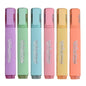 6 Colors/box Fine Fluorescent Glitter Highlighter Marker Pen Set