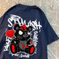 Exploding Black Puppet Bear Men T-Shirts High Quality Cotton