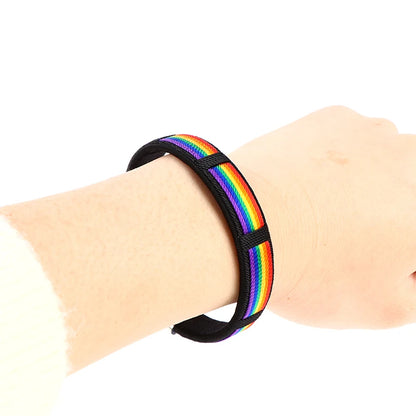 Rainbow String Open Cuff Bracelet – Fashion Unisex Bangle with Colorful Charm
