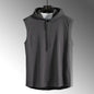 Men's Tank Tops Hooded Vest Sleeveless T shirt
