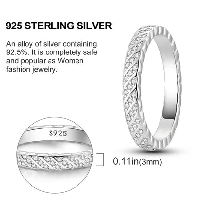 925 Sterling Silver Ring – Colorful Cubic Zirconia Women’s Wedding & Engagement Jewelry