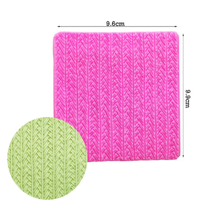 Texture Molding Silicone Molds for Fondant Cake Decorating Molded