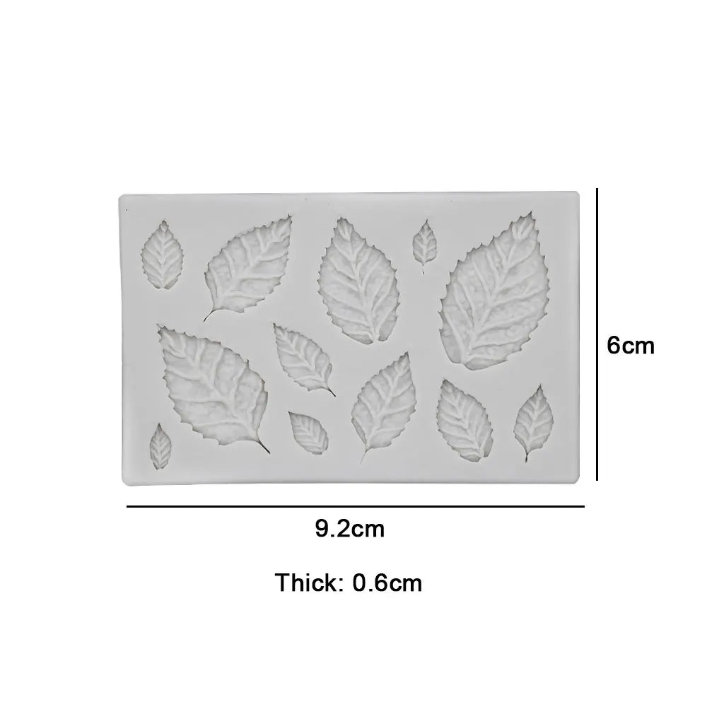 Silicone World DIY Rose Flowers Petal Silicone Mold Cake Baking Decoration Fudge Chocolate Mold Handmade Soap Tools
