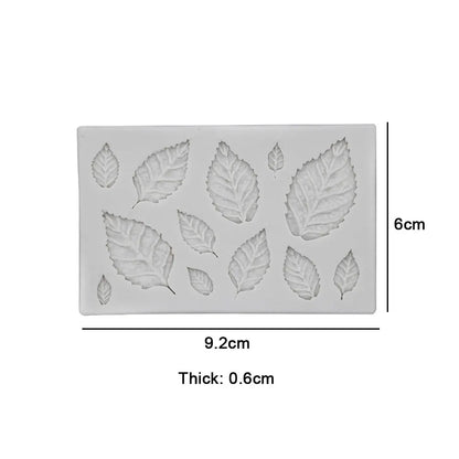 Silicone World DIY Rose Flowers Petal Silicone Mold Cake Baking Decoration Fudge Chocolate Mold Handmade Soap Tools