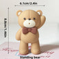 New Hot Air Balloon Cake Decoration Pink Blue Bear Cake Topper for Boy Girl Baby Shower Kids Happy Birthday Party Supplies Gifts