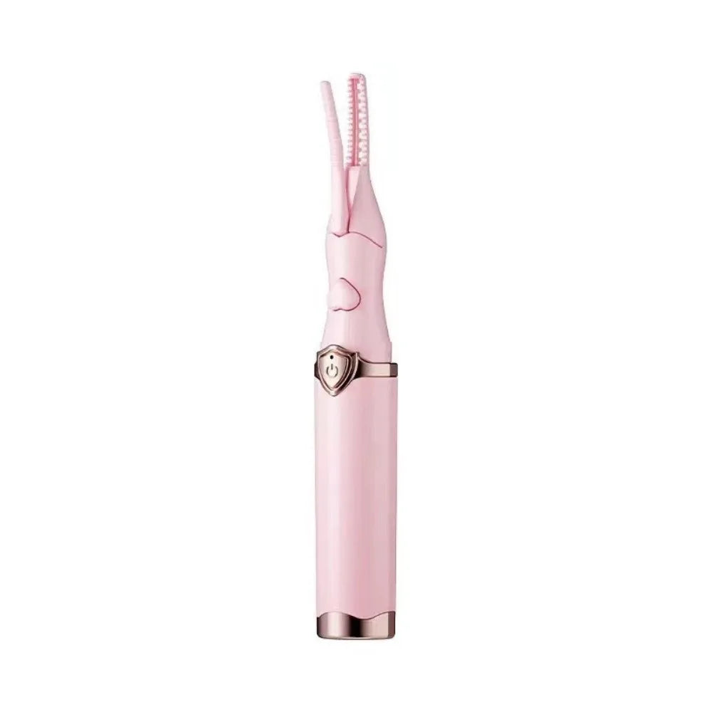 Electric Heated Eyelash Curler – Wide‑Angle Bezel‑Free Lash Lift Tool with Quick Heating