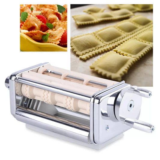 Professional Ravioli Maker Attachment for KitchenAid Stand Mixer - Stainless Steel