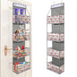 4/6-Tier Hanging Storage Bag Foldable Organizer Over-The-Door Holder For Hair Accessories Snacks Toys Clothes Storage Holder