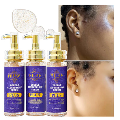 AILKE Glutathione PLUS Whitening Skin Care Set, Advanced Lightening Lotion, Moisturizes, Softens, Bleaching Kit for Men, Women