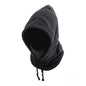 Winter Hooded Scarf - Warm Neck Gaiter with Hood for Outdoor Activities