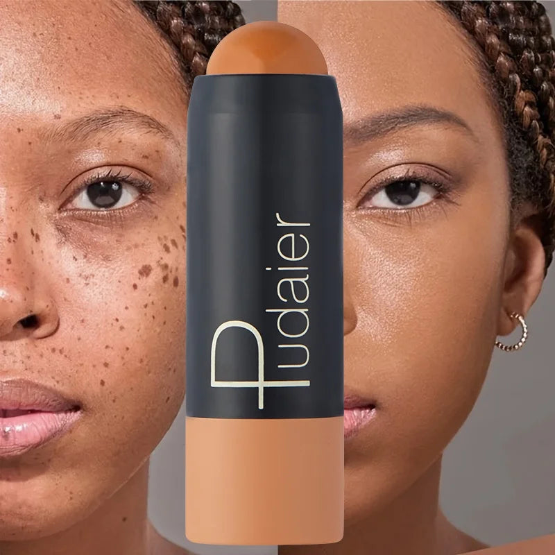 2‑in‑1 Foundation & Concealer Stick – Waterproof Full‑Coverage Smooth Base Makeup