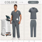 Multilcolors Beauty Work Clothes Hospital Nurse Uniforms Medical Scrub Set Women Men Clinical Clothes Dental Surgery Accessories