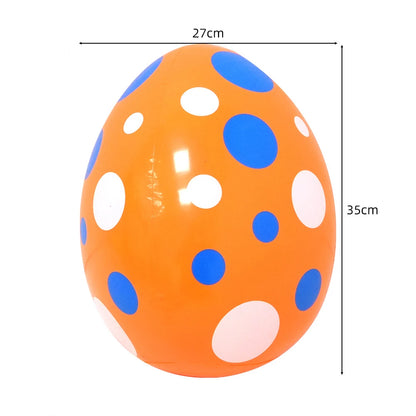 35/40cm Easter Rabbit Eggs Ballon PVC Children Inflated Ballon Garden Home Decoration Outdoor Kid Toys Ornament