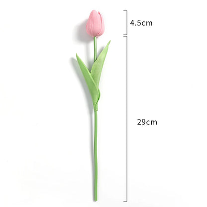 5/10Pcs Artificial Tulip Flowers Bouquets Indoor Home Room Decor Garden Wedding Decoration Party Table Vase Ornament Fake Flower