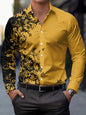 Men’s Casual Long Sleeve Button‑Up