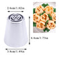 Russian Tulip Icing Nozzles – Flower Piping Tips for Cupcakes & Pastry Decorating