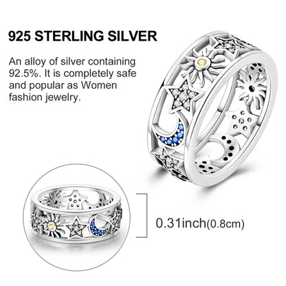 Rings Original 925 Sterling Silver Rings Simple Zircon Heart Ring For Wedding Valentine's Day Women Ring Jewelry Gift