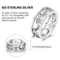 Rings Original 925 Sterling Silver Rings Simple Zircon Heart Ring For Wedding Valentine's Day Women Ring Jewelry Gift