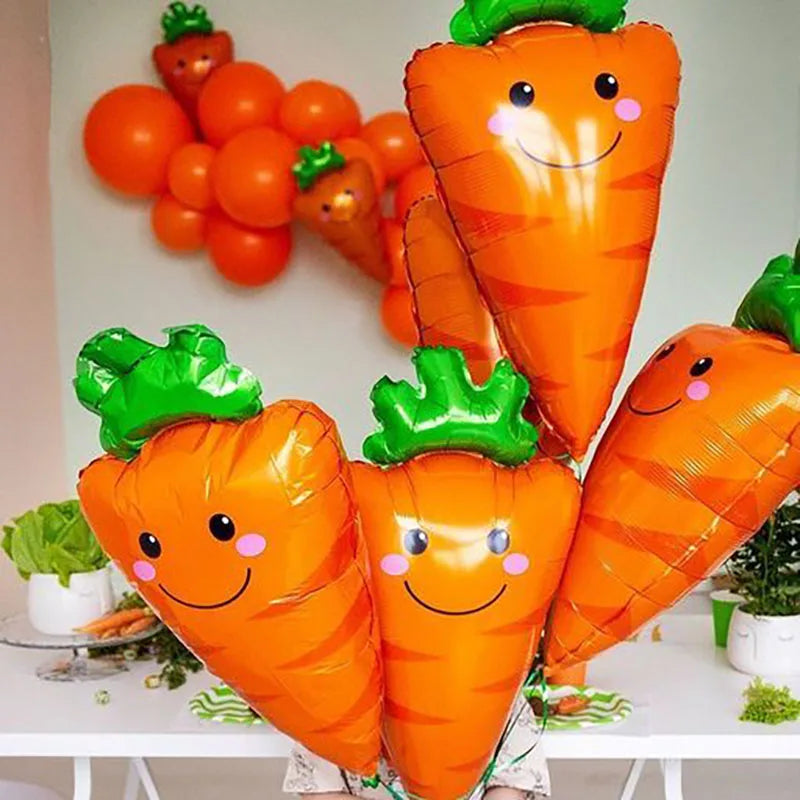 Happy Easter Party Supplies – Bunny, Carrot & Egg Paper Plates for Kids’ 1st, 2nd & 3rd Birthday Decorations