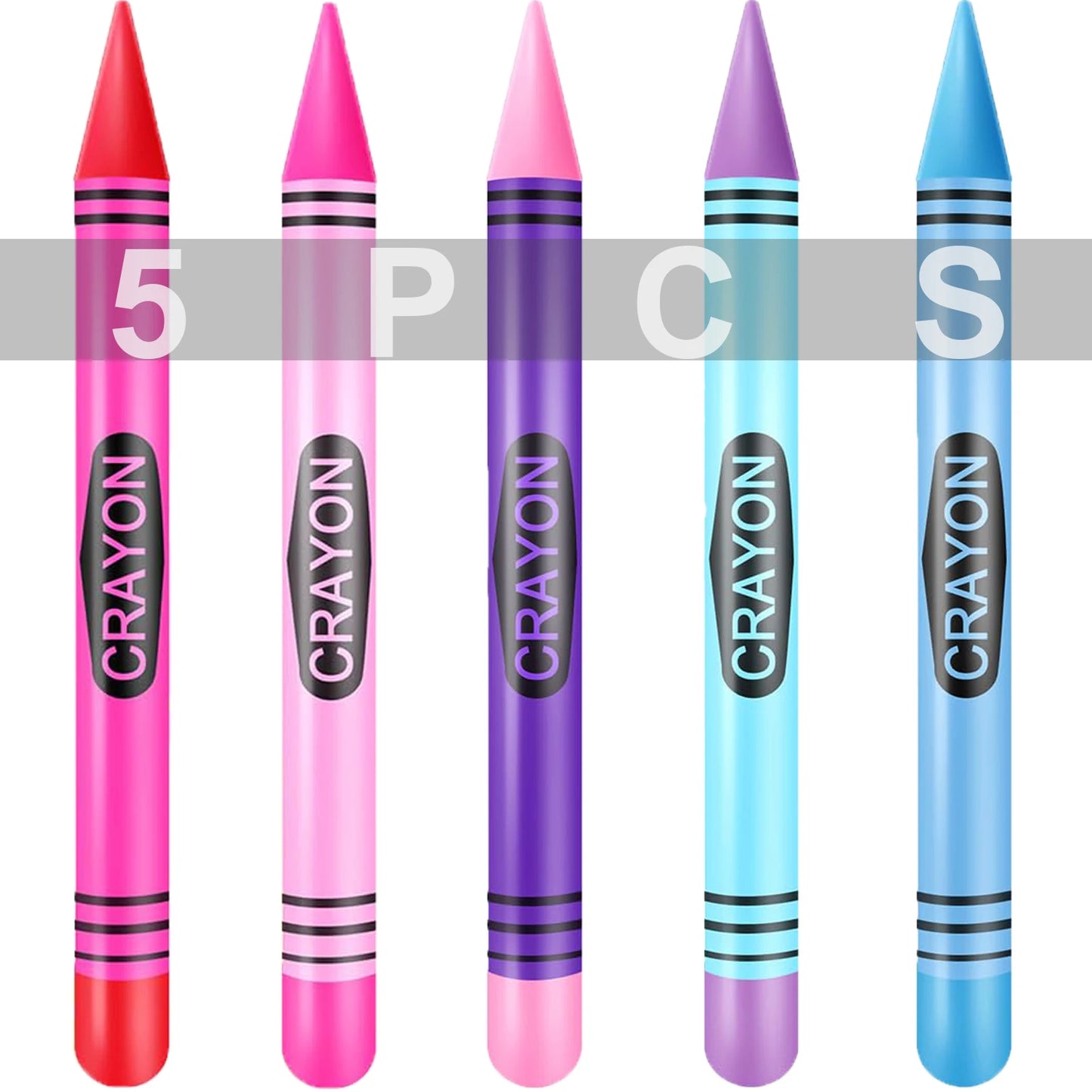 Jumbo Inflatable Crayon Balloon Neon Back to School Party Decoration First Day Of School Classroom Supplies