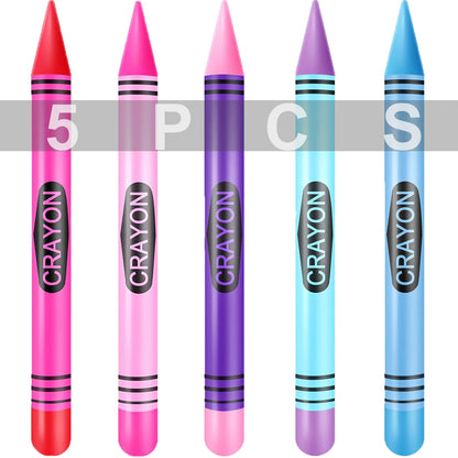 Jumbo Inflatable Crayon Balloon Neon Back to School Party Decoration First Day Of School Classroom Supplies