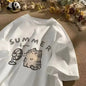 Fan Cat Graphic T‑Shirt – Unisex Summer Streetwear Short Sleeve Casual Top