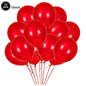 7pcs Valentines Heart Balloon 18" Foil Love Balloons Happy Valentines Balloon I Love You Balloon Valentines Day Wedding Decors