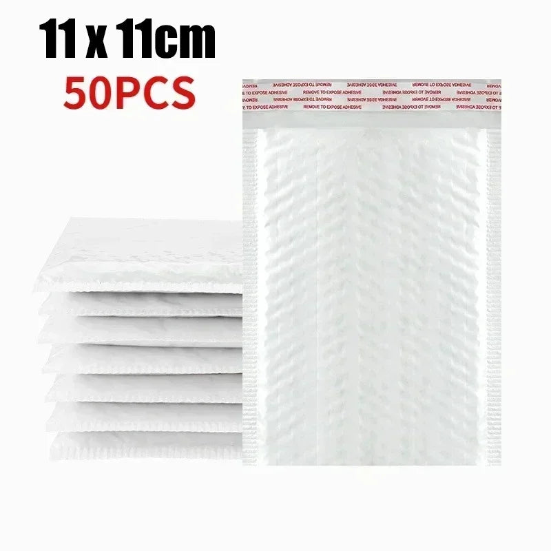 50-10Pack Bubble Envelopes Bag Pearlescent Film Waterproof Bubble Bag Packaging Express Self-Seal Goods Business Mailing Package