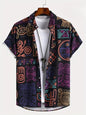 Men’s 3D Paisley Hawaii Shirt – Oversized Boho Summer Top