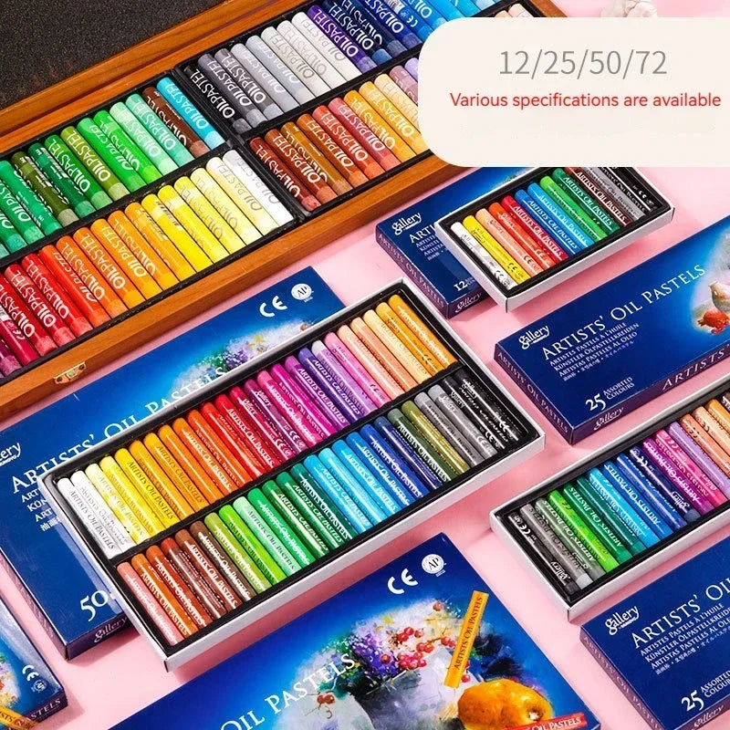 Oil Pastel Colors Soft Stick Set 25/50