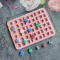 55 Small Heart Shaped Silicone Cake Mold Heart Chocolate Pastry Molds DIY Baking Decoration Kitchen Ice Cube Crystal Epoxy Mould