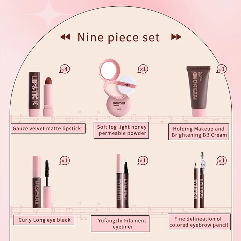 Makeup Gift Box HiVi  – Limited Lipstick & Powder Set