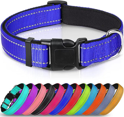 Adjustable Reflective Soft Dog Collar Neck 25-60 Centimeter
