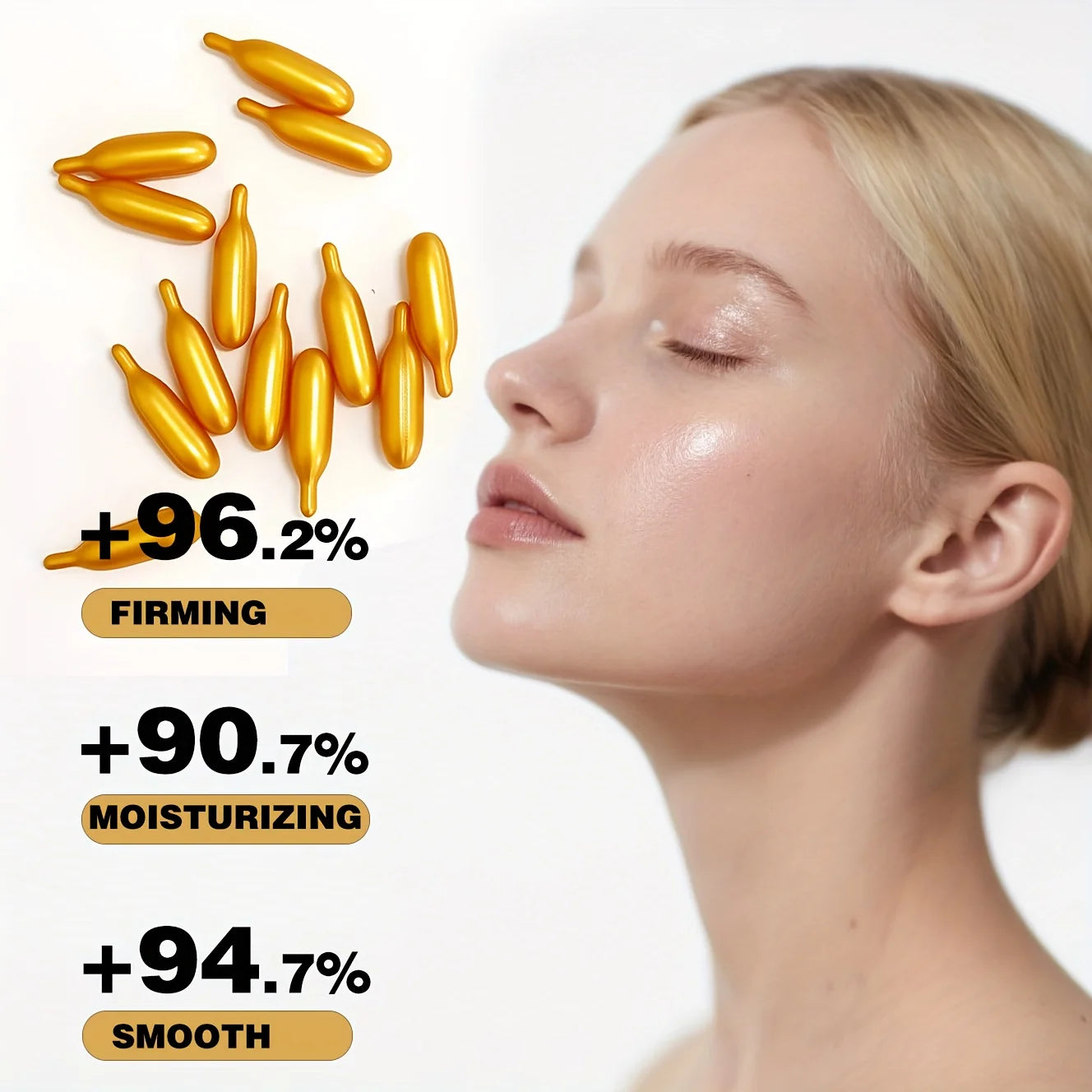 Vitamin E Serum Capsules – Single‑Use Hydrating & Moisturizing Facial Essence (90 Capsules)