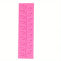 1pc Premium Silicone Lace Leaf Mold for Fondant & Chocolate - Versatile Cake Decorating Tool, , Heat Resistant