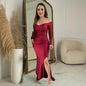 Birthday long evening fall party woman's dresses