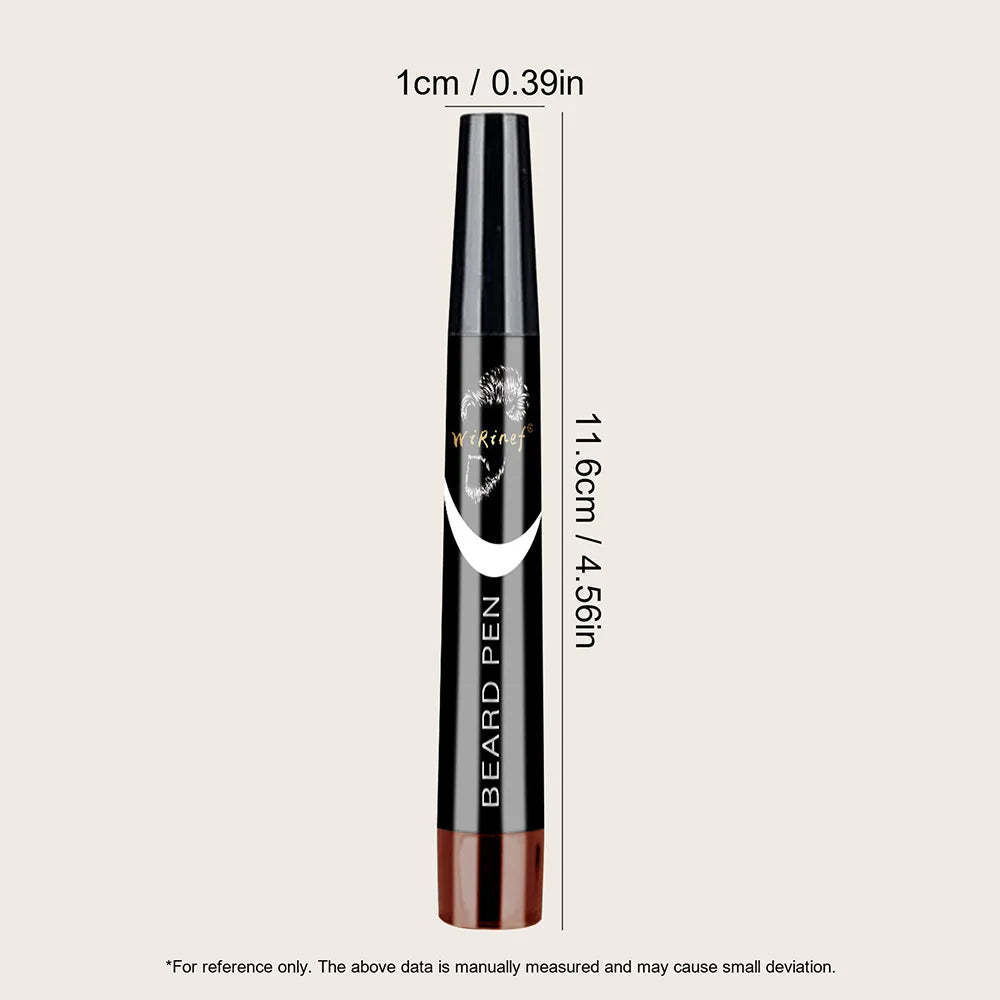 Beard Pen Filler Single Piece or Set Barber Styling Pencil Waterproof Black Hair Enhancer Brush Cosmetic Repair Tool