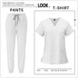 Hot Sale Clinic Workwear Unisex Medical Nurse Scrub Set Clinical Uniform Men Women Beauty Salon Costume Doctor Nursing Top Pants