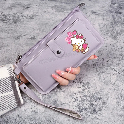 Hello Kitty Women Wallets PU Leather