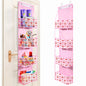 4/6-Tier Hanging Storage Bag Foldable Organizer Over-The-Door Holder For Hair Accessories Snacks Toys Clothes Storage Holder