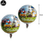 1pc Large Transportation Balloon Racing Balloon Fire Truck Ambulance School Bus Excavator Motorcycle Balloon for Boys Birthday